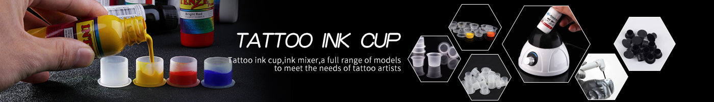 New Arrive 1000pcs Top White Steady Tattoo Ink Cups Small Medium