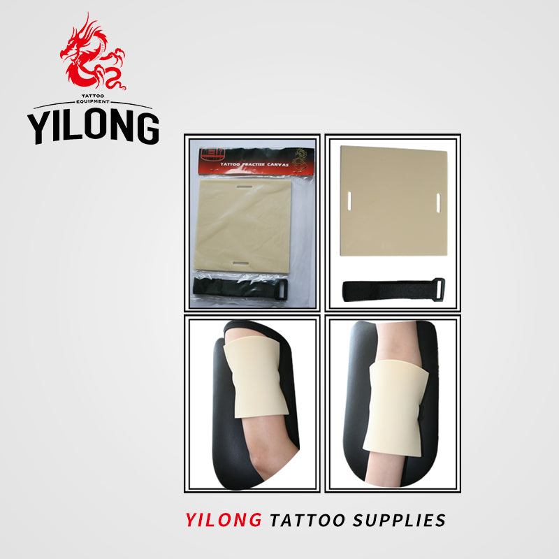 YILONG 5/10/20PCS Tattoo Practice Skin Sheet Blank Plain for