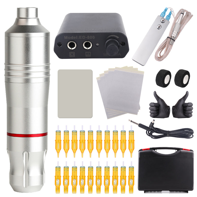 Tattoo Rotary Pen Tattoo Kit with Cartridge Needle