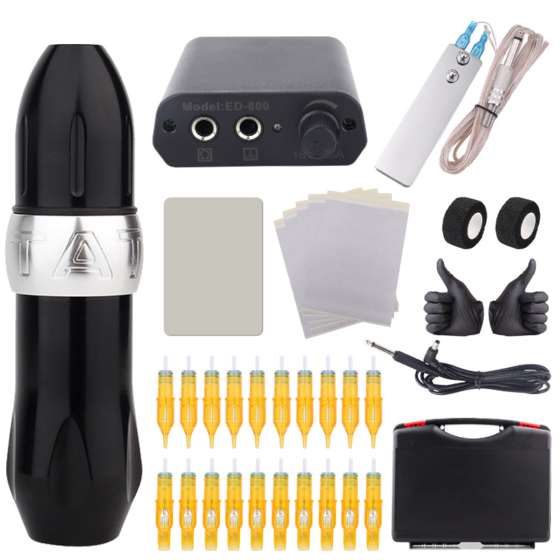 Tattoo Rotary Pen Tattoo Kit with Cartridge Needle