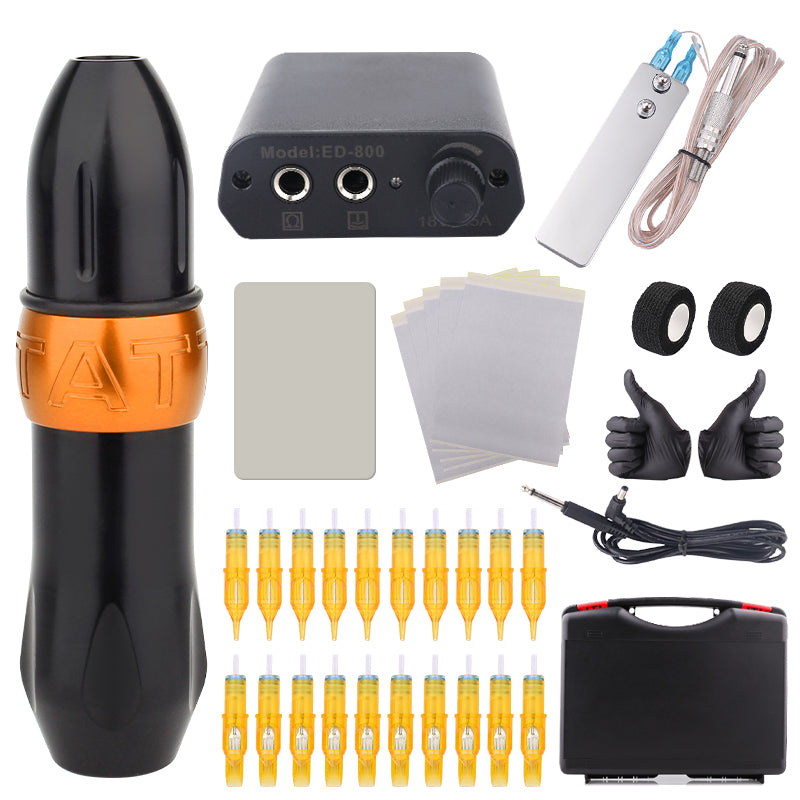 Tattoo Rotary Pen Tattoo Kit with Cartridge Needle